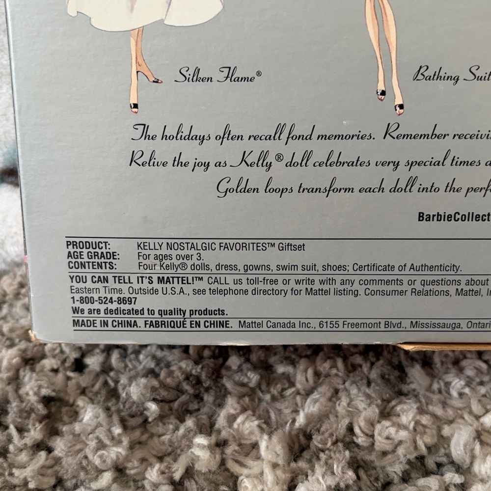 Barbie Collector Edition Kelly Nostalgic Favorites Giftset Ornament Collection - Picture 9 of 12